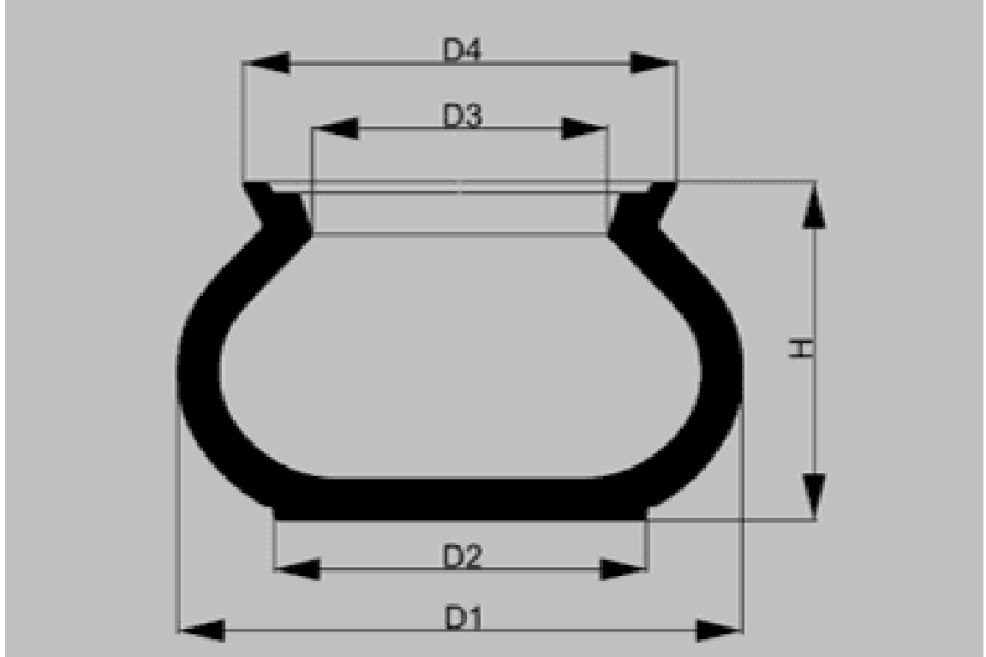 Porselen Değirmen Kavanozu 400 cc