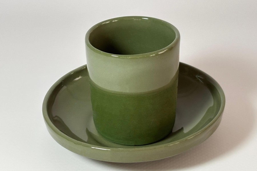 Stoneware Zeytin Yeşili Döküm Çamuru