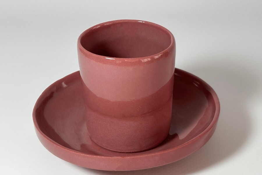 Stoneware Gülpembe Döküm Çamuru